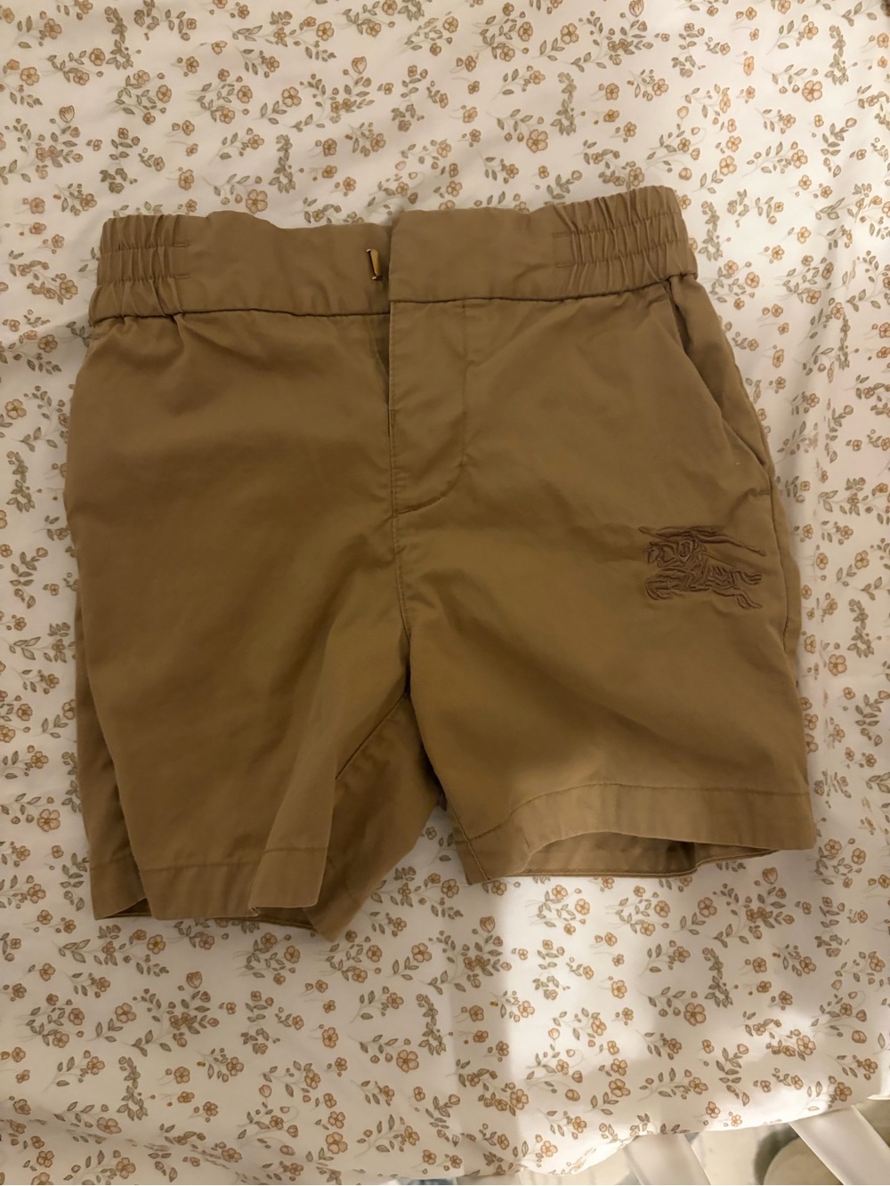 Burberry kids Casual Elastic Waist Khaki Shorts